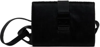 Heliot Emil Black Pony Hair Solely Box Bag