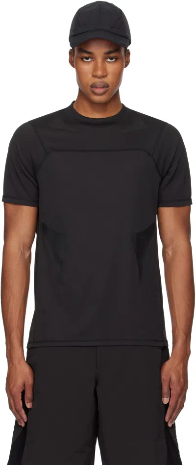 Heliot Emil Black Puma Edition Paneled T-shirt In Puma Black