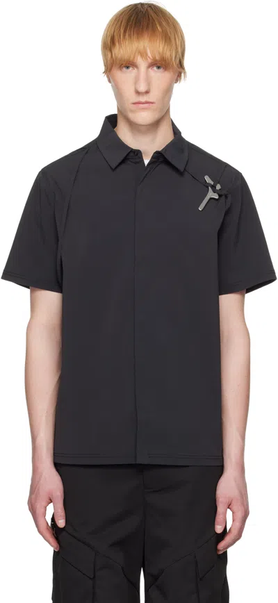 Heliot Emil Black Purulence Technical Shirt