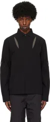 Heliot Emil Black Resilience Ls Shirt In Black