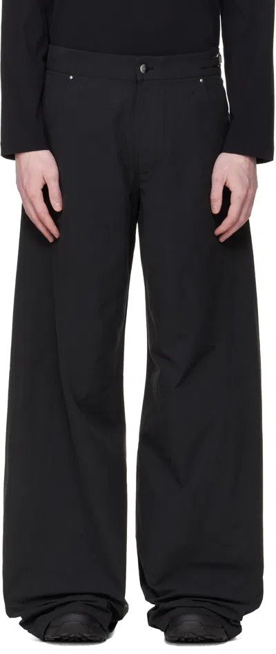 Heliot Emil Black Sella Trousers