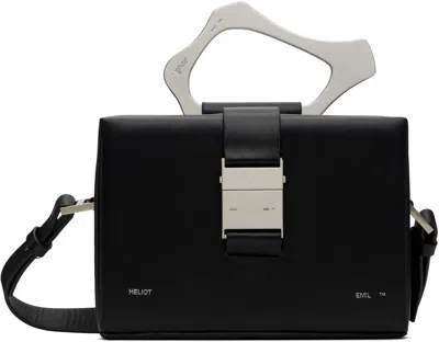 Heliot Emil Black Solely Box Bag
