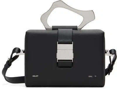 Heliot Emil Black Solely Box Bag
