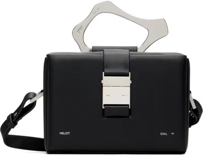 Heliot Emil Black Solely Box Shoulder Bag