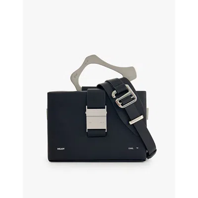 Heliot Emil Black Solely Leather Cross-body Bag | ModeSens