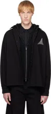 Heliot Emil Black Surtsey Denim Shirt In Black
