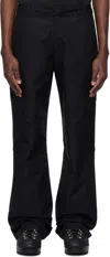 Heliot Emil Black Synapsis Trousers In Black