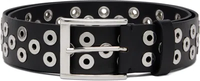 Heliot Emil Black Thyra Belt In Brown