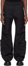 Heliot Emil Black Ventifact Cargo Pants In Black