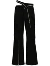 Heliot Emil Bootcut Denim Trouser In Black