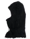 Heliot Emil Brushed Mohair Balaclava In Black