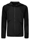 Heliot Emil Canopy Tech Hoodie In Black