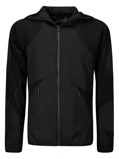Heliot Emil Canopy Tech Hoodie In Black