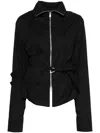 Heliot Emil Carabiner Fitted Jacket In Black