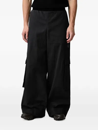 Heliot Emil Carabiner-detail Cargo Pants In Black