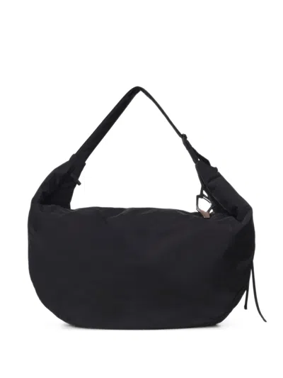 Heliot Emil Cauda Carabiner-detail Shoulder Bag In Black