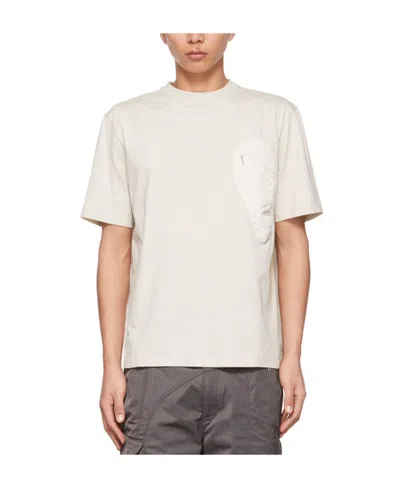 Heliot Emil Chest-pocket Cotton T-shirt In White