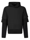 Heliot Emil Envelop Hoodie In Black