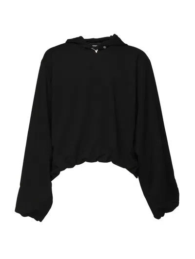Heliot Emil Cotton Hoodie In Black