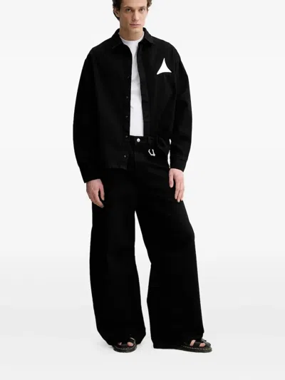 Heliot Emil Cotton Jeans In Black
