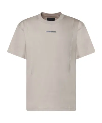 Heliot Emil Crew Neck Short-sleeved T-shirt In Neutral