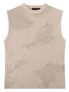 Heliot Emil Crew-neck Wool Vest In Multi