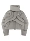 Heliot Emil Cropped Padded Jacket In Gray