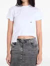 Heliot Emil Embroidered-logo Detail T-shirt In White