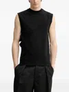 Heliot Emil Cut-out Seam Detail Vest In Black