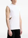 Heliot Emil Cut-out Sleeveless Vest In White