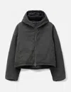 Heliot Emil Gray Dux Worker Jacket In Grey