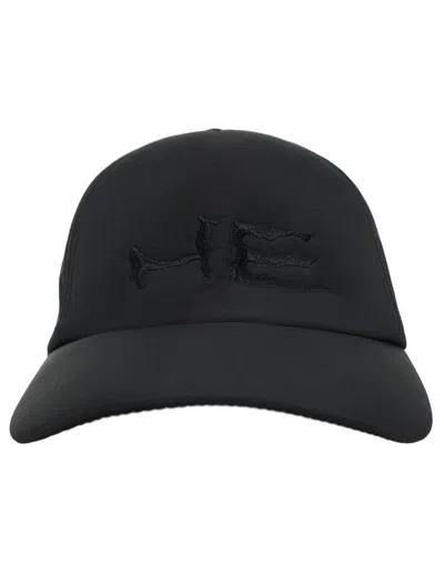 Heliot Emil Embroidered Logo Cap In Black