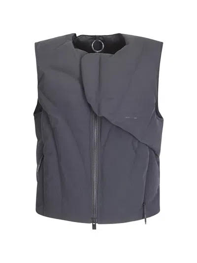 Heliot Emil Emil Quilted Gilet In Gray