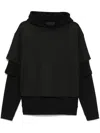 Heliot Emil Envelop Hoodie In Black