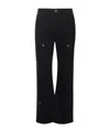 Heliot Emil Eyelets Detailed Denim Jeans In Black