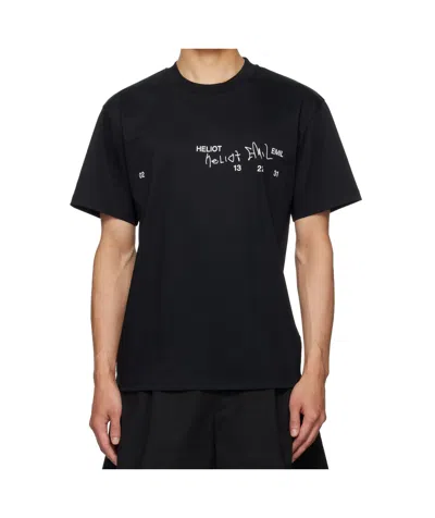 Heliot Emil Fulgens T-shirt In Black