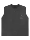 Heliot Emil Graphic-print Cotton Top In Gray
