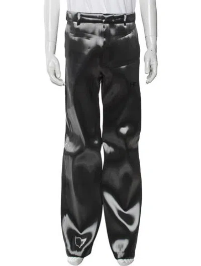 Pre-owned Heliot Emil Graphic Print Pants In Grey