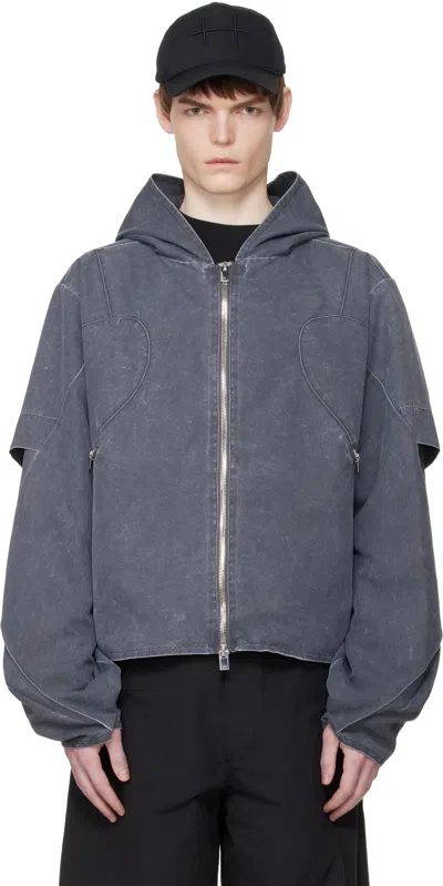 Heliot Emil Gray Crinis Jacket