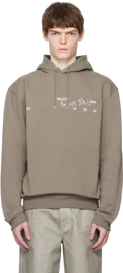Heliot Emil Gray Fulgens Hoodie