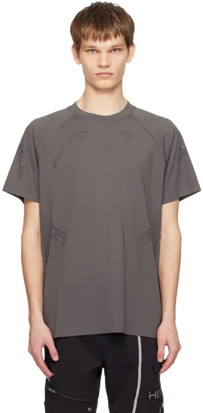 Heliot Emil Grey Intine T-shirt In Light Grey