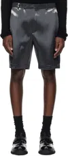 Heliot Emil Belt Loop Shorts In Metal
