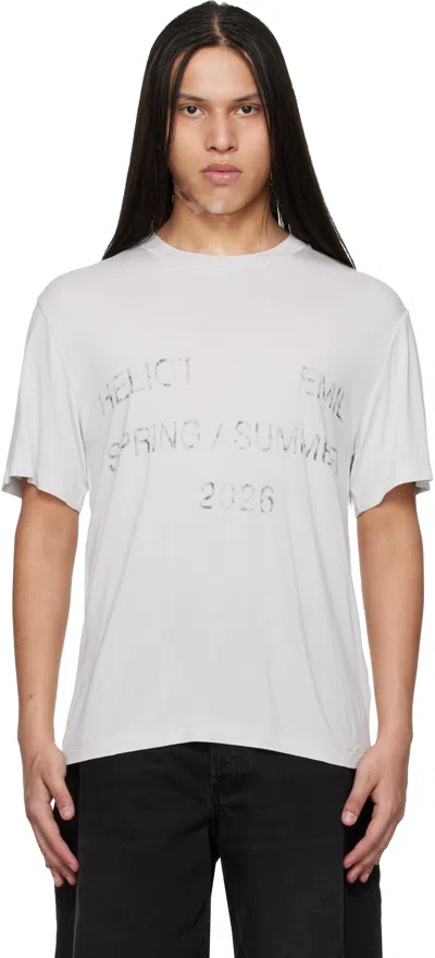 Heliot Emil Gray Overo S/s T-shirt