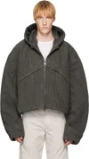 Heliot Emil Gray Parametrical Worker Jacket