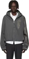 Heliot Emil Gray Polarize Jacket In Gray