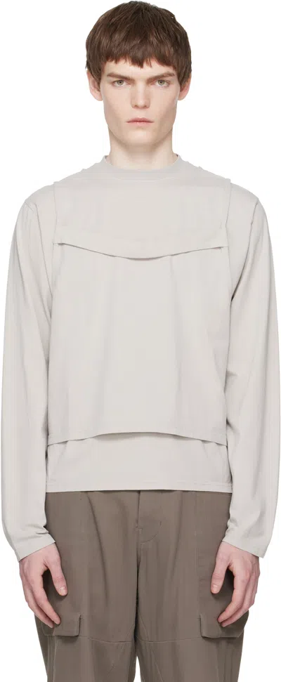 Heliot Emil Gray Rein Ls T-shirt