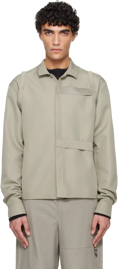 Heliot Emil Green Sinew Shirt