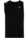 Heliot Emil Black Gregaria Tank Top In Black
