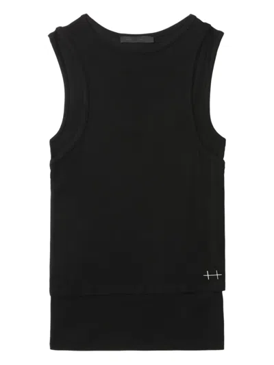 Heliot Emil Jersey Tank Top In 黑色