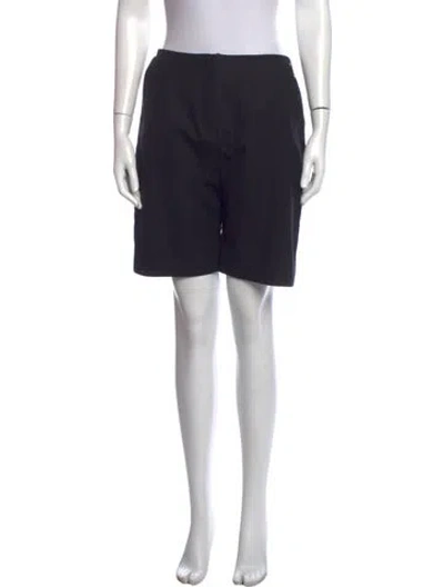 Pre-owned Heliot Emil Knee-length Shorts In Black/blue
